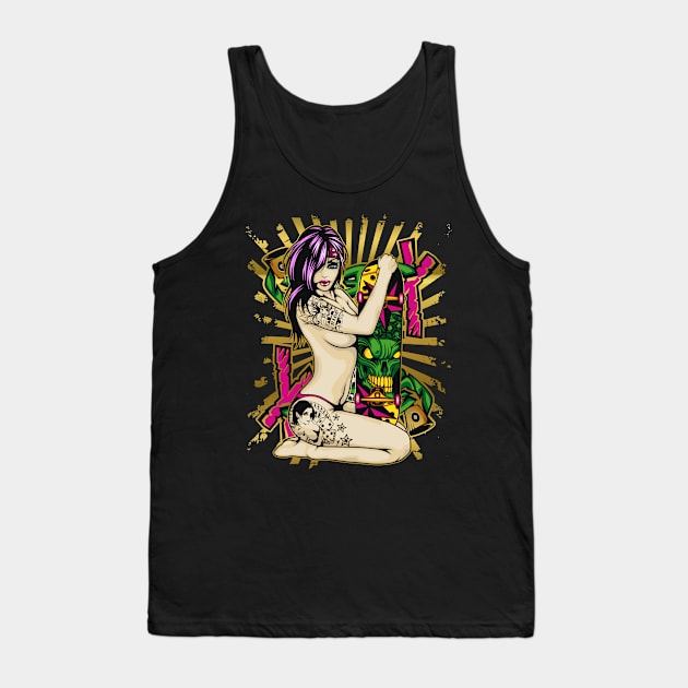 Sexy Skater Tank Top by Dojaja